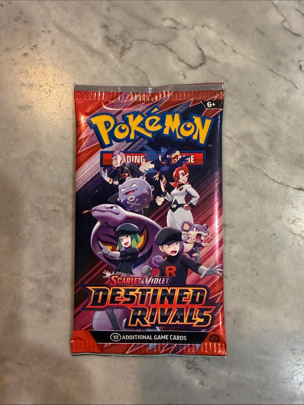 Pokémon TCG Scarlet & Violet Destined Rivals Booster Pack - Red/Purple